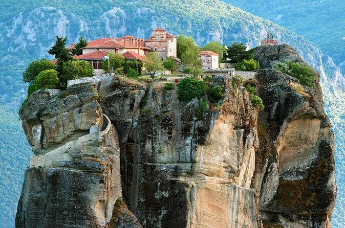 2 Day Private Tour of Meteora & Thermopylae From Athens - Meteora Check-In and Hanging Monasteries at Golden Hour