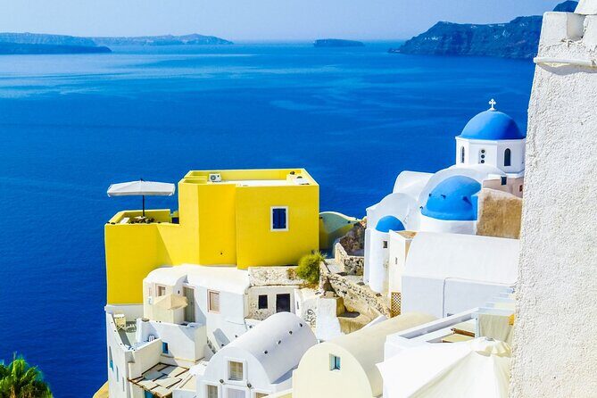2-day Tour from Athens to Santorini and Mykonos - Day 1: Rafina to Santorini, caldera views, then your own time
