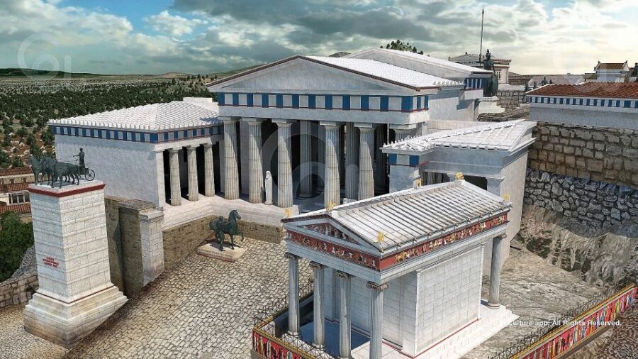 Acropolis: 3D representations & audiovisual self-guided tour - What else is covered: 17 monuments, 15 with 3D/360, plus story extras