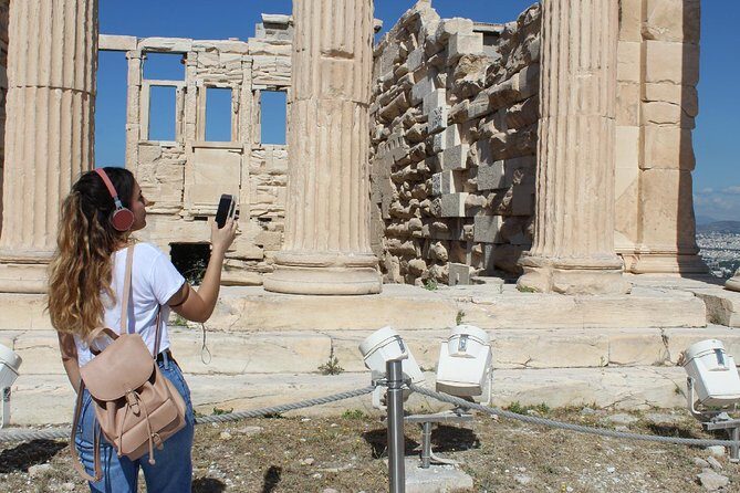 Acropolis E-Ticket with Audio Guide & Athens City Audio Tour - Start smart at the South Slopes: Propylaea + Dionysus + healing stories