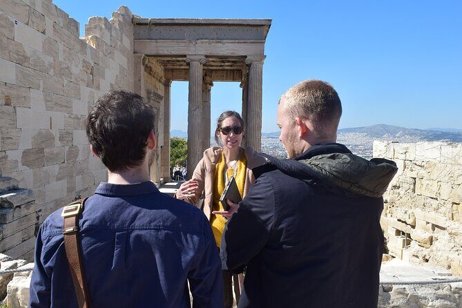 Acropolis Group Tour in German or Dutch - Starting smart at the Acropoli metro exit and first entrance views