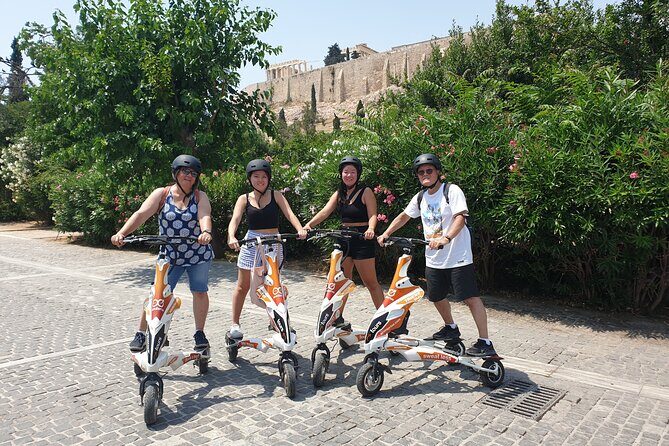 Acropolis Half-day Walking and Trikke Tour - National Gardens to Presidential Guard Moments