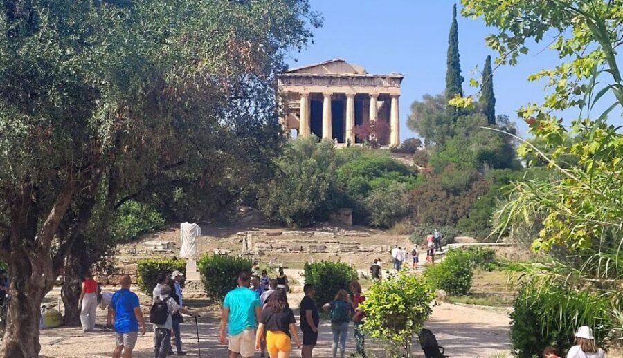 Ancient Agora: E-Ticket w/Treasure Hunt Tour on your phone - First area: Temple of Hephaestus and the Agora mission start