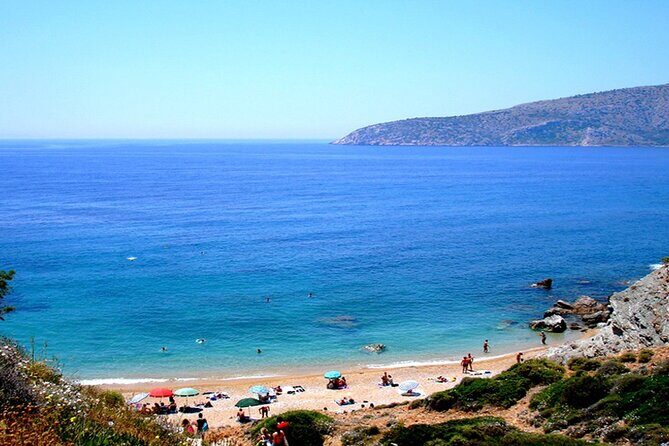 Athenian Riviera, Cape Sounion & Temple of Poseidon Tour - Kape Beach viewpoint: panoramic Aegean photos without the time sink