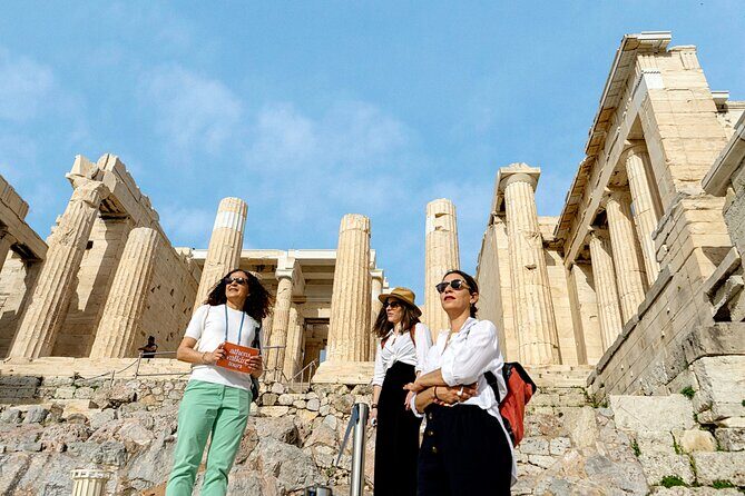 Athens Acropolis and Parthenon Walking Tour - Start at the base: tickets, security, and what earsets do for you