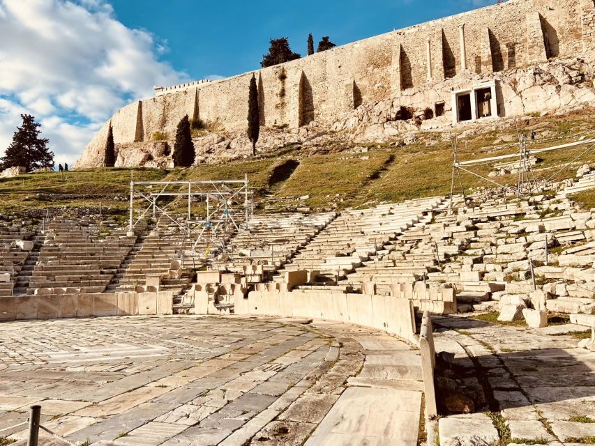 Athens: Acropolis Guided Private Tour without Entry Ticket - Theater stops: Dionysus (17,000 seats) and Herodes Atticus