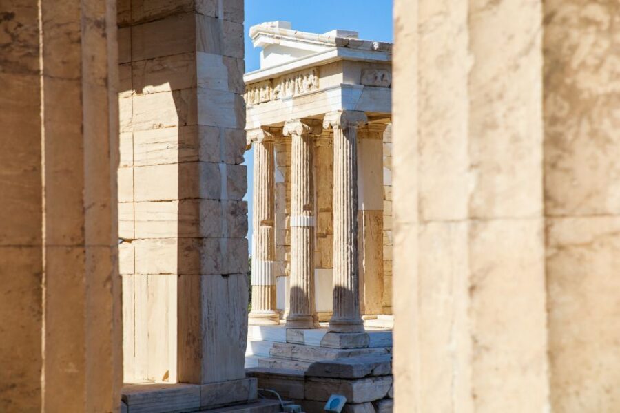 Athens: Acropolis Guided Tour and Old Town Food Tasting - Areopagus (Mars Hill): myth, religion, and city views