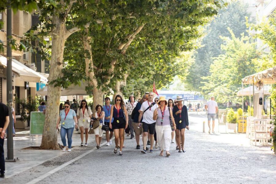 Athens: Acropolis Guided Walking Tour & Plaka Audio Tour - Temple of Athena Nike and the Parthenon: the viewpoint that sells the whole story