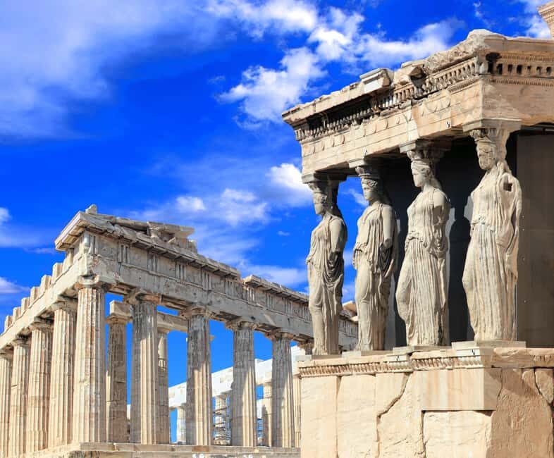 Athens: Acropolis Self-Guided Audiovisual Tour w/ 3D Models - 3D reconstructions at the Parthenon and Propylaia