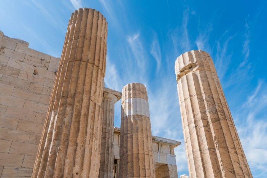 Athens: Acropolis Tour with Licensed Guide - Entering Through the Dionysus Theater: The Climb With a Plan