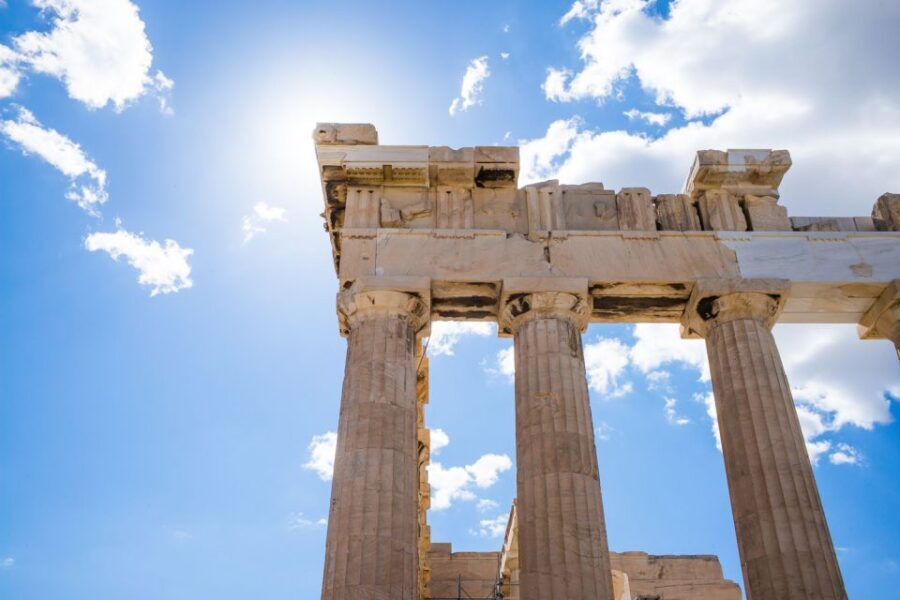 Athens: Acropolis with Museum, Guided Tour & Greek Lunch - From Porinou Street to the Acropolis Steps