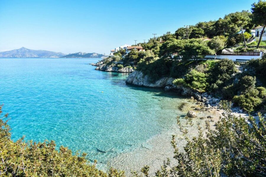 Athens: Aegina, Agistri & Metopi Swimming Cruise with lunch - Agistri Island (105 minutes): best for swimming and easy wandering