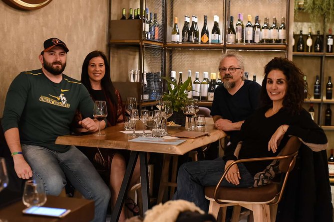 Athens After Dark: Night-Time Food Tour of the Ancient City - Wine tasting with a connoisseur: five indigenous varieties, explained