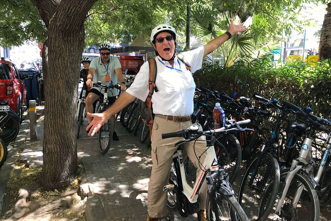 Athens by E-Bike: Monuments, Food & Transfers (Cruise Tour) - Neoclassical Exhibition Center and the First Modern Olympics Link