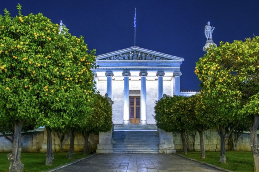 Athens by Night: 4-Hour Guided Private Tour - The walking route that actually makes sense: libraries, universities, and classic Athens streets