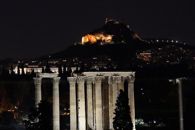 Athens By Night Driving Tour (Highlights) , and Dinner time - Athens By Night: A Private Drive Built for Photos