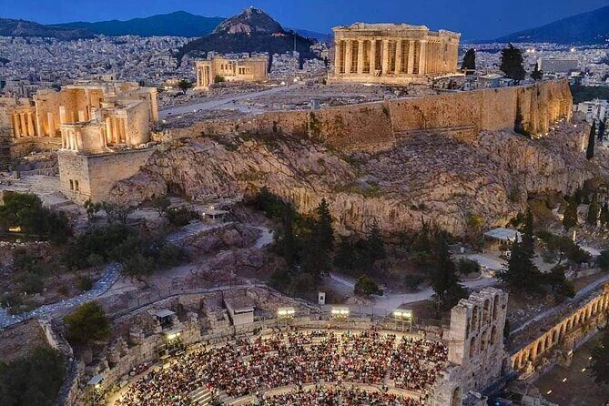 Athens By Night Private Sightseeing Tour - Arch of Hadrian to Panathenaic Stadium: Rome Meets Athens