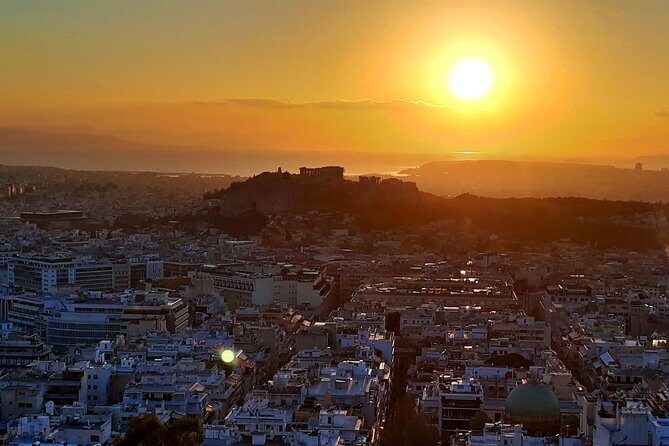 Athens by Night private tour /4 hours ( music & Folklore dance) - Stop 3: Mount Lycabettus—the 360° Athens viewpoint that steals the show