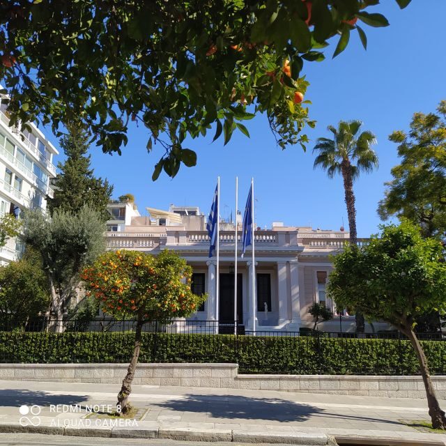 Athens city center walking tour - Panathenaic Stadium and the Zappio district approach