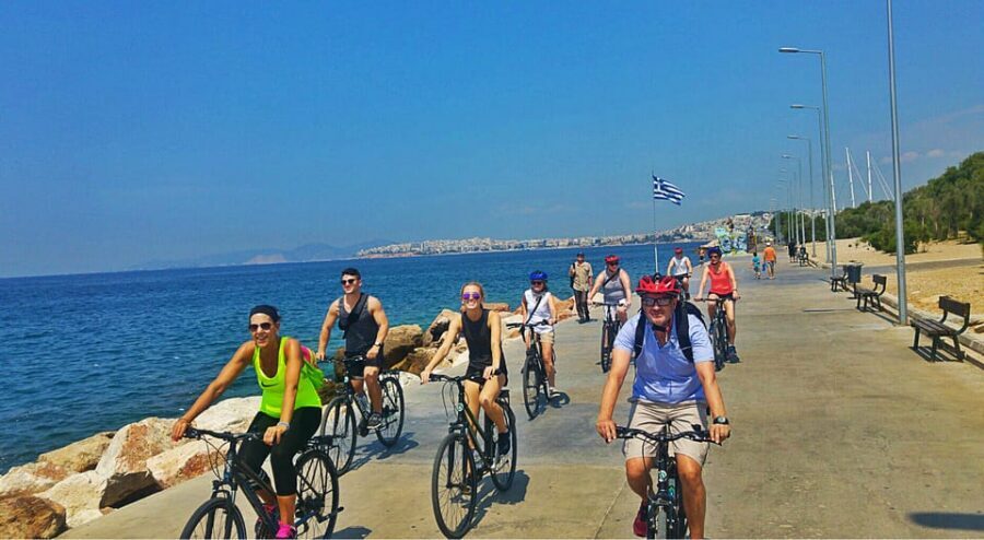 Athens: City & Sea Bike Tour - The traditional pie stop: a small finish that makes the tour feel real