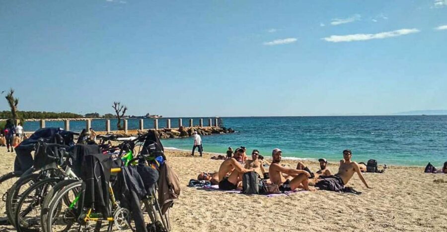 Athens Coastline: Explore by Bike - Starting point at Thessalonikis 140 and what you get with your bike