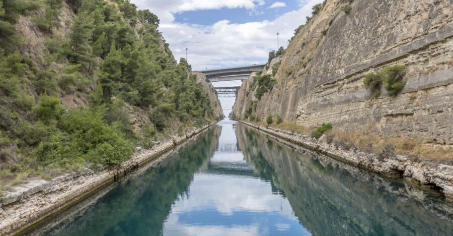 Athens: Corinth, Epidaurus, Mycenae and Nafplio Day Tour - Corinth Canal: the 6 km wow stop before the ancient sites hit