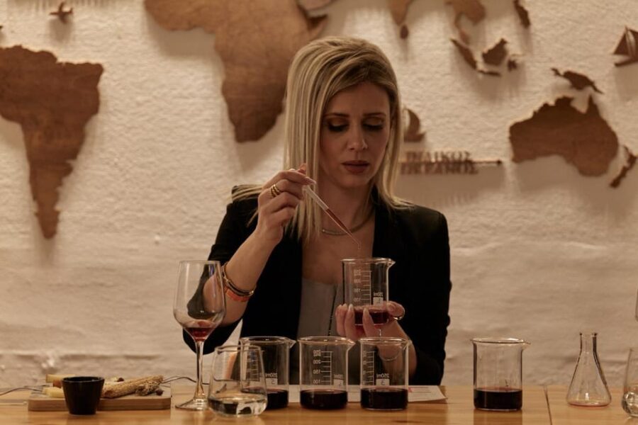 Athens: Create Your Own Wine-Workshop under the Acropolis - The two-hour flow: taste, blend, bottle, label, take it home