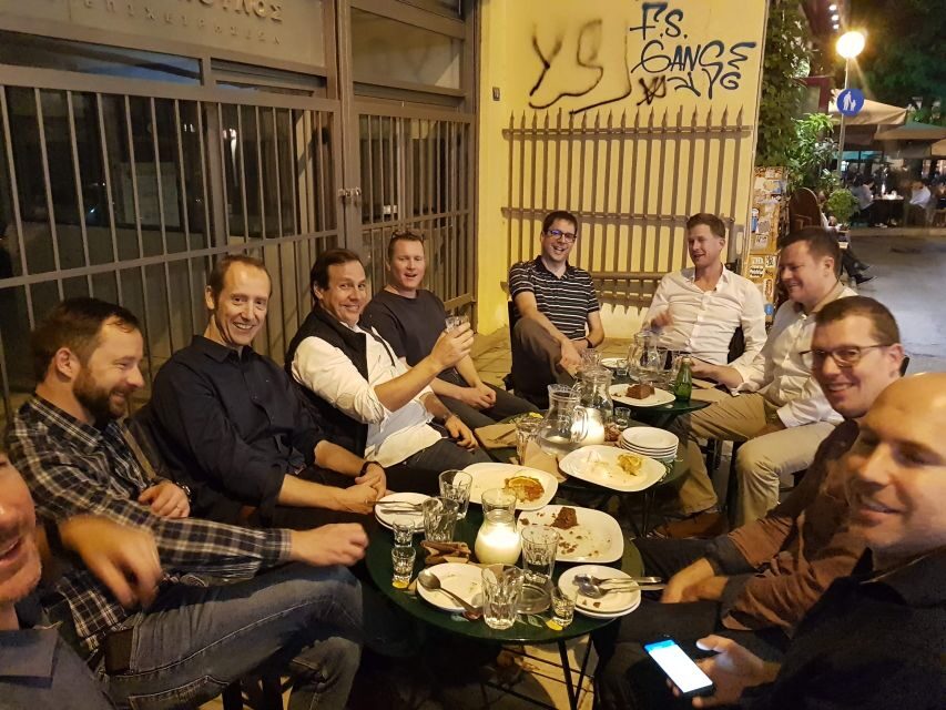 Athens: Evening Food Tasting Tour with Guide - Your first tastings: yogurt, olive oil, cheeses, and cured meats