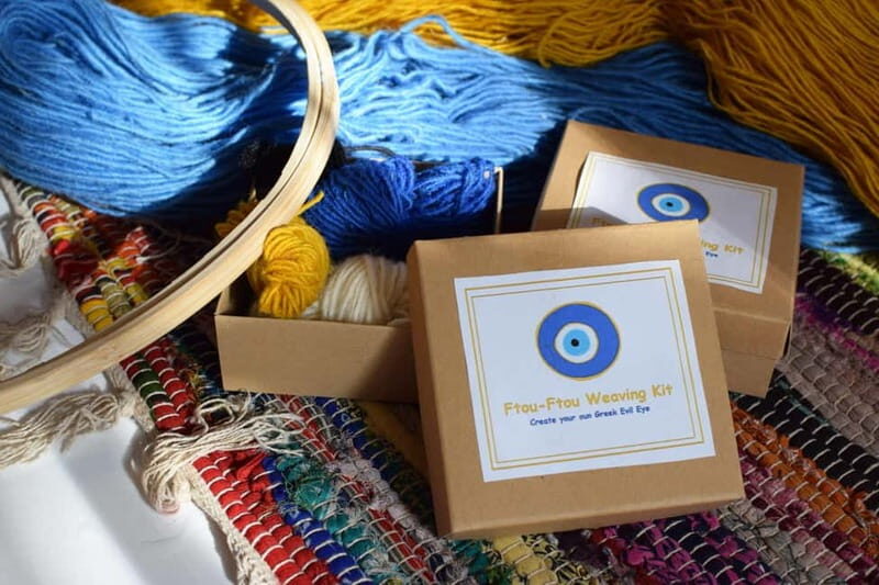 Athens: Evil Eye Weaving Workshop - Praxitelous 40: a short walk from Monastiraki, then straight into the myth