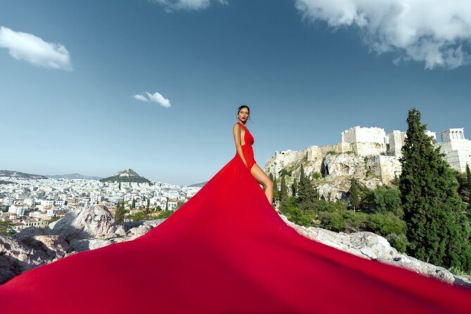 Athens: Flying Dress Photoshoot "Marilyn Package" - Athens locations: picking picturesque spots without the chaos