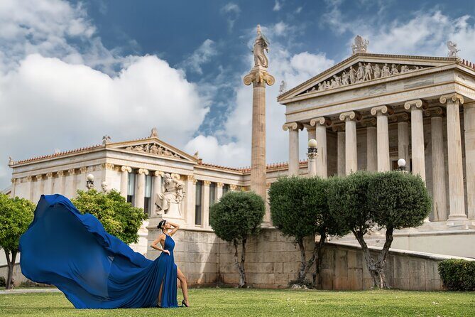 Athens: Flying Dress Photoshoot "Marilyn Package" - The photo delivery timeline: what you get, when you get it