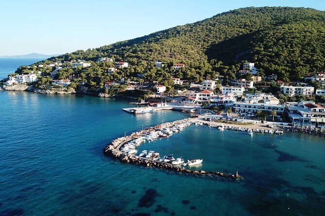 Athens: Full-Day Island Hopping Cruise with Lunch and Swimming - Moni nature park: deer and peacocks, plus lunch on the waterline