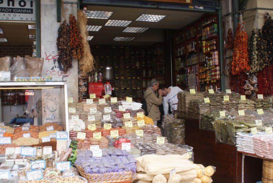 Athens: Greek Life and Street Art Electric Bicycle Tour - Fish and meat markets: seeing food culture the locals way