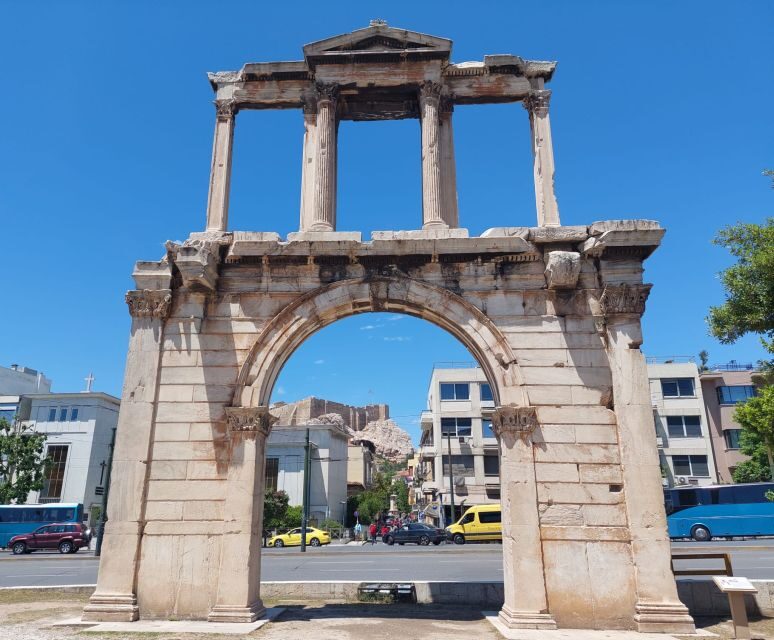Athens: Guided Walking Tour of Ancient Athens - Roman Agora on a walking route you can actually follow