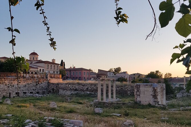 Athens Highlights Evening Tour with Dinner - Small Group Tour - Ancient Agora of Athens, then dinner with Greek dishes and wine