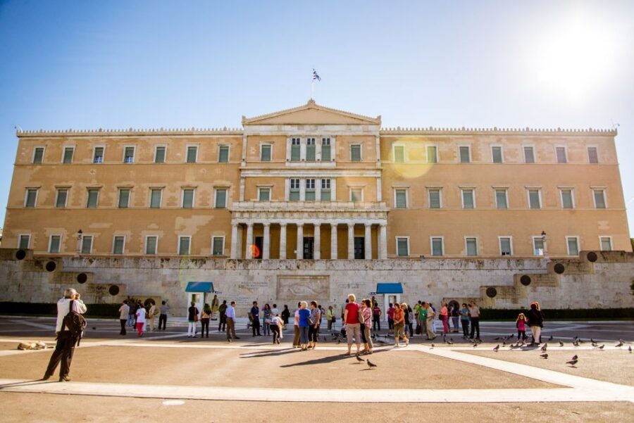 Athens: Highlights Walking Tour Tickets Not Included - Plaka Stroll and Dionysiou Areopagitou: The City Before the Summit