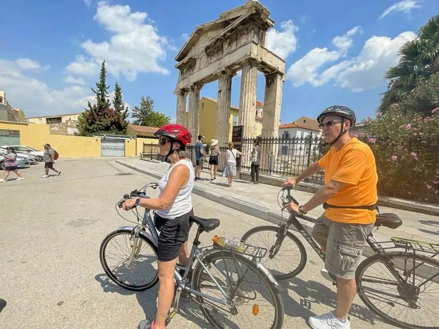 Athens Historical Center: Explore by Bike - Rolling Athens by bikelane toward Kerameikos