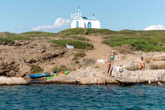 Athens mini cruise: "East Attica Hidden Gems" - Porto Rafti and the Seated Tailor: the statue you see as you pass