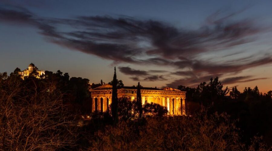 "Athens Night Experience - 4Hours" - Temple of Olympian Zeus: impressive even when time is short