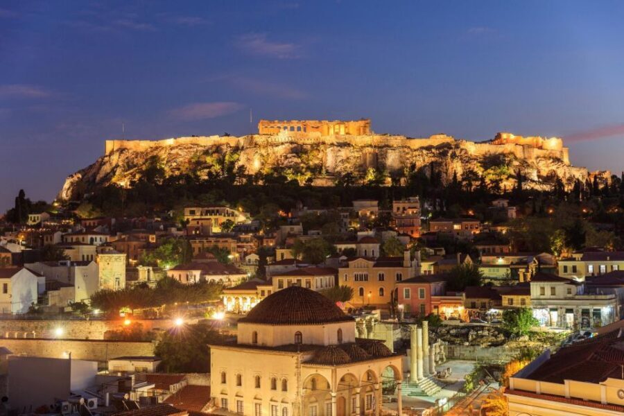 "Athens Night Experience - 4Hours" - Academic Athens: a quick look with big-city context