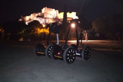 Athens Night Segway Tour - Getting started at Athens City Segway Tours: helmets, practice, and traffic sanity