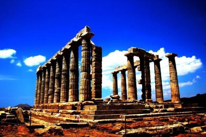 Athens private Cape Sounio Tour through the greek riviera - Vouliagmeni Lake views: why seeing it matters even without a long stop