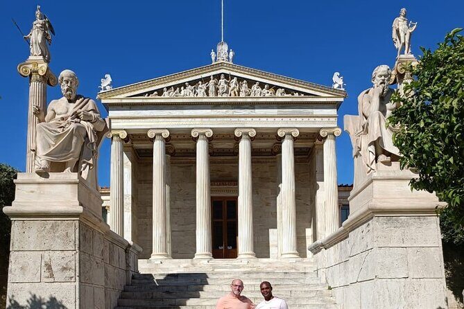 Athens private tour- Explore the history - Temple of Olympian Zeus: archaeological site inside, built for scale