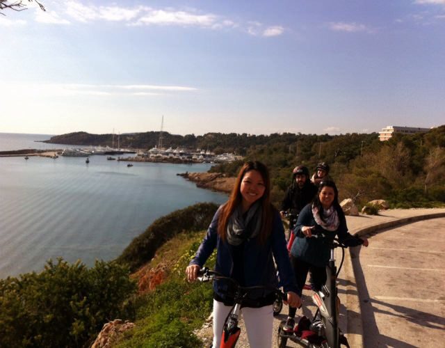 Athens Riviera Trikke Bike Tour & Vouliagmeni Lake - The Vouliagmeni Beach Bonus: Blue Flag Coast Quality