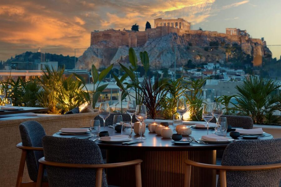 Athens: Rooftop Fine Dining at Whispers Restaurant - Rooftop views that turn dinner into a mini nighttime tour