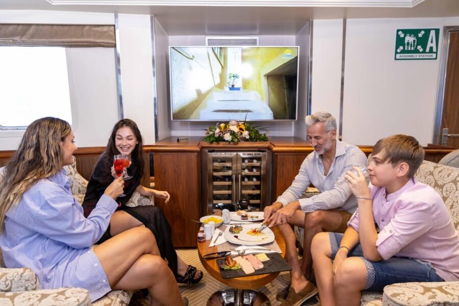 Athens: Saronic Islands Cruise with VIP Area Seating & Lunch - A One-Day Loop Through the Saronic Gulf (Hydra, Poros, Aegina)