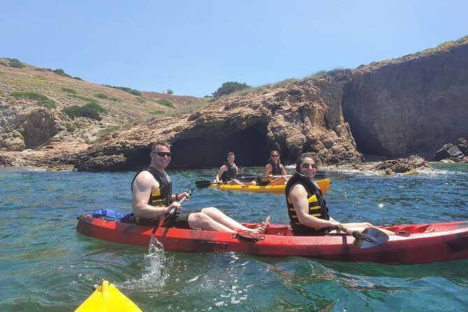 Athens Sea Kayak Tour - Approaching the Temple of Poseidon by sea