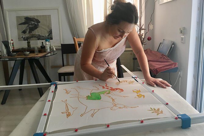 Athens: Small Group Silk Scarf Art Workshop with Greek Themes - A scarf you’ll actually wear: what this workshop is like