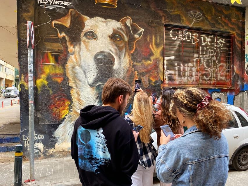 Athens: Street Art Treasure Hunt with Food Stop - Food stop: hot dog or bougatsa, plus water