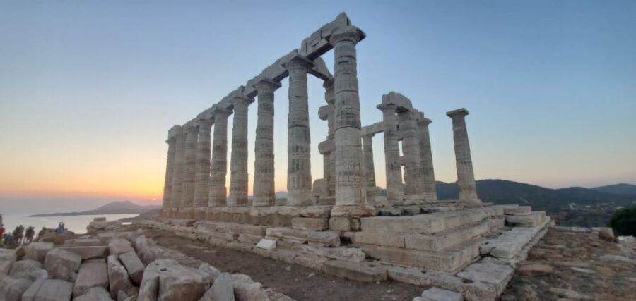 Athens: Temple of Poseidon and Cape Sounion Sunset Tour - Temple of Poseidon at 70 meters: how to make your visit count